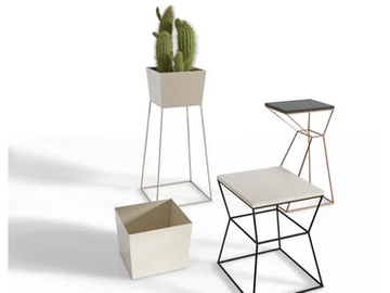 FILO - Metal plant pot by Edoné by Agorà - view 2
